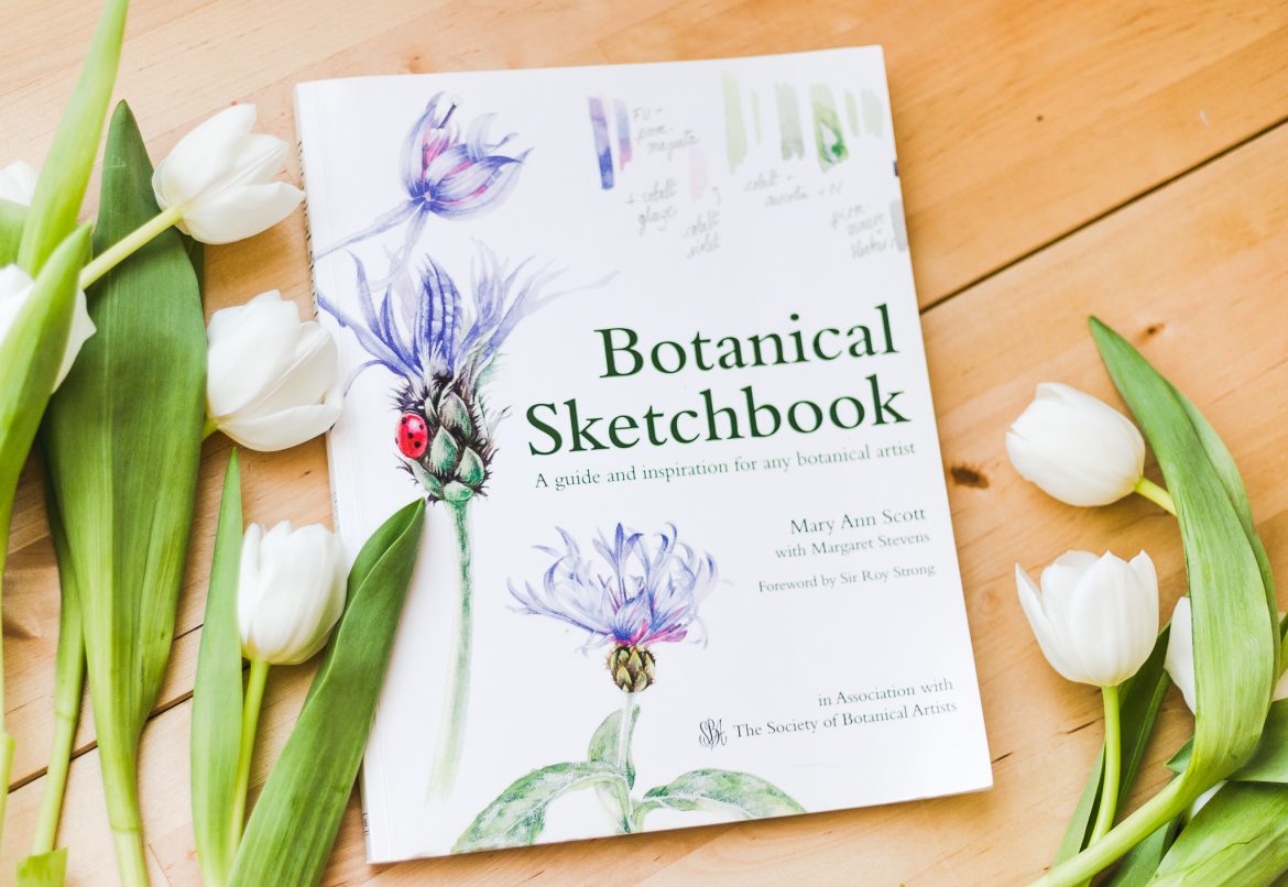 “Botanical Sketchbook: A guide and inspiration for any botanical artist” by  Mary Ann Scott